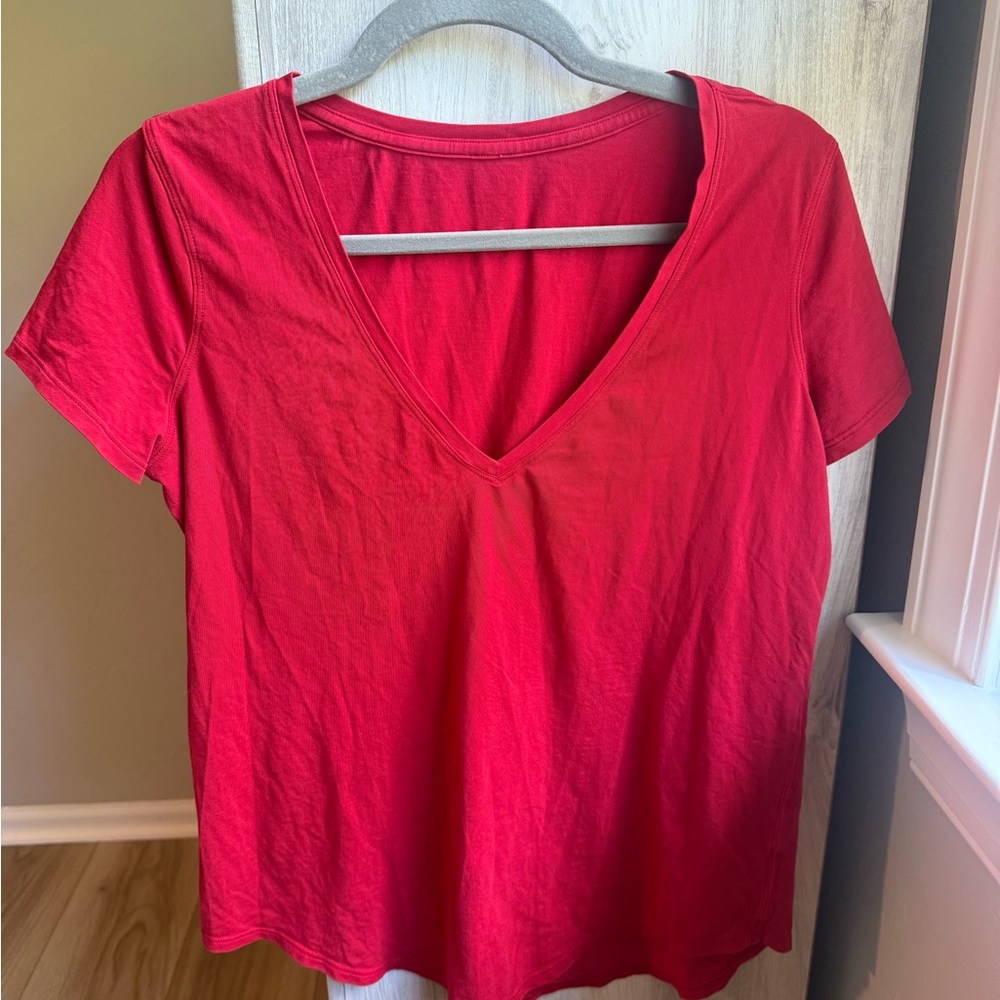Lululemon Love V-Neck Red Women's Top